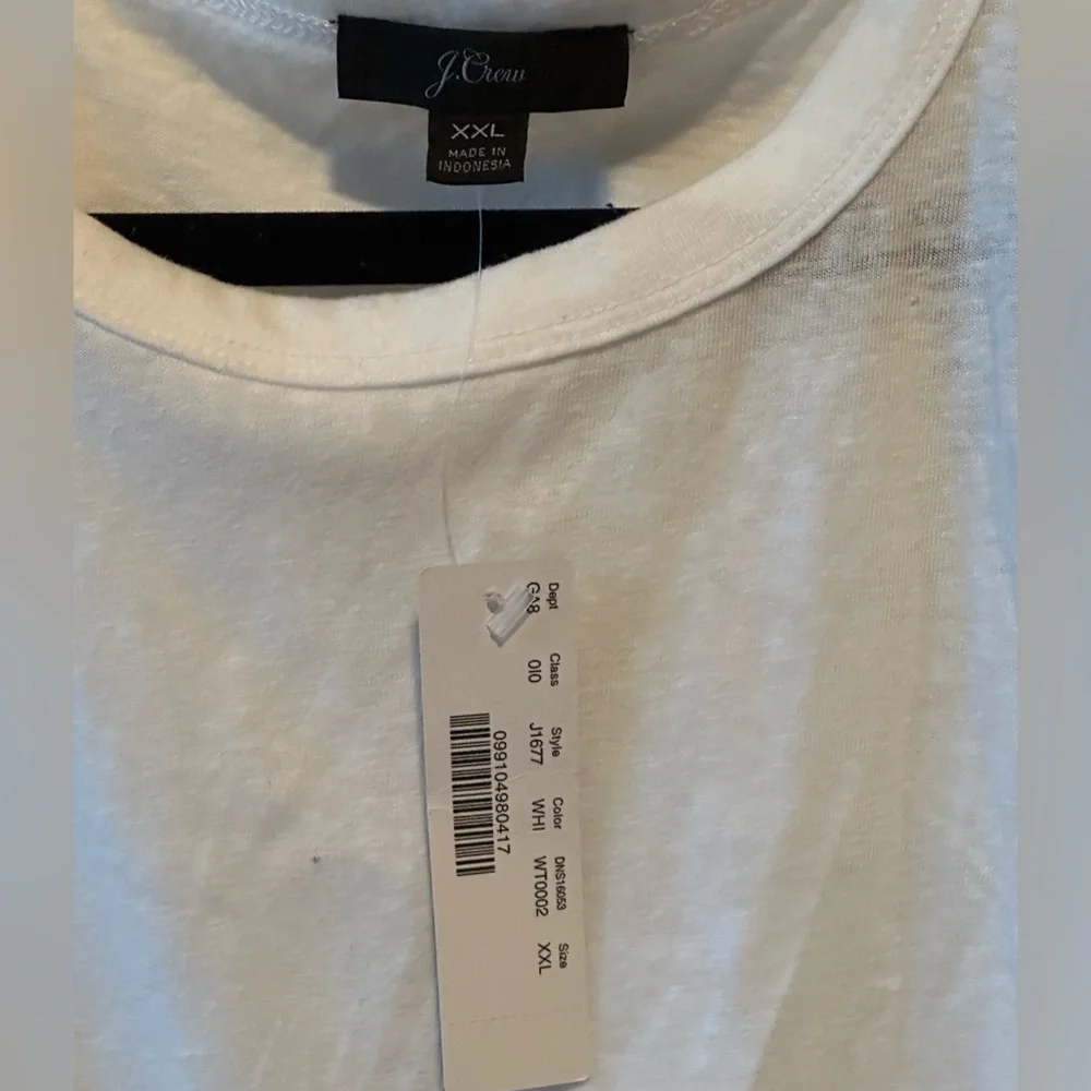 J.Crew tieback muscle tee NWT size XXL